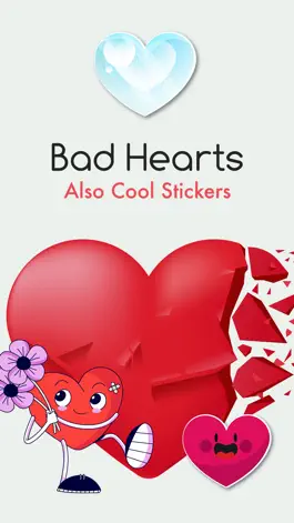 Game screenshot Bad Hearts -Also Cool Stickers mod apk