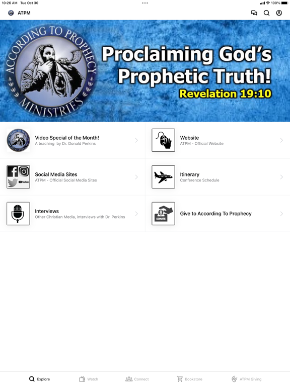 Screenshot #4 pour According To Prophecy Ministry