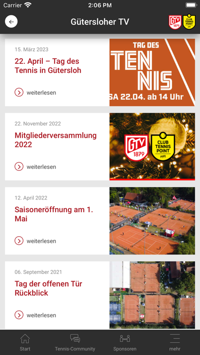GTV - Club Tennis-Point Screenshot