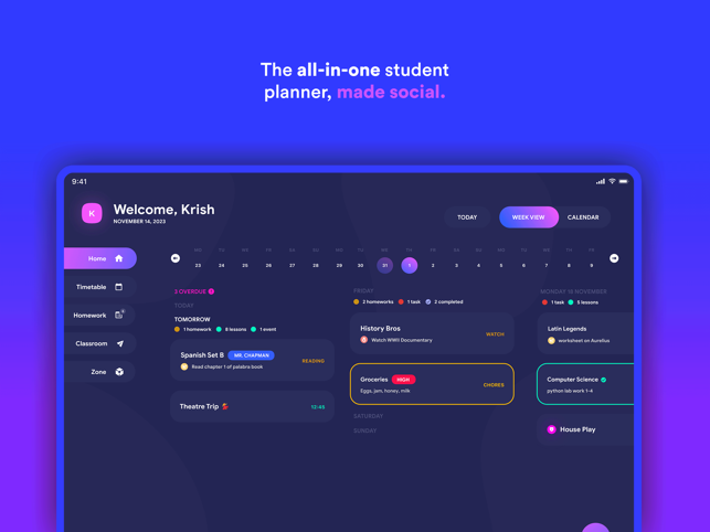 ‎Classify — School Planner Screenshot