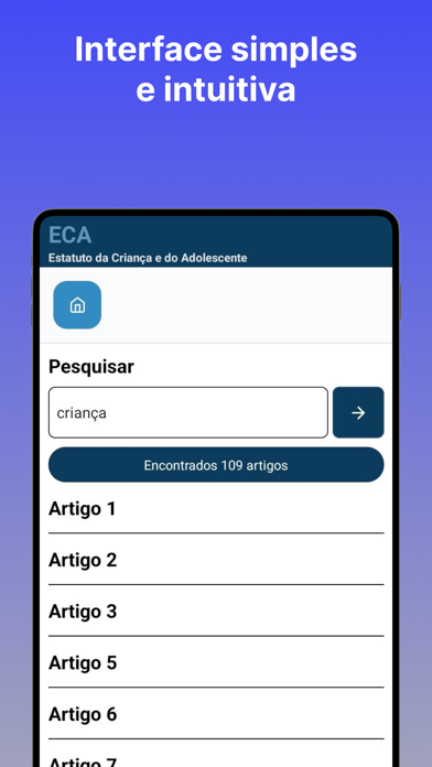 Estatuto Criança Adolescente Screenshot