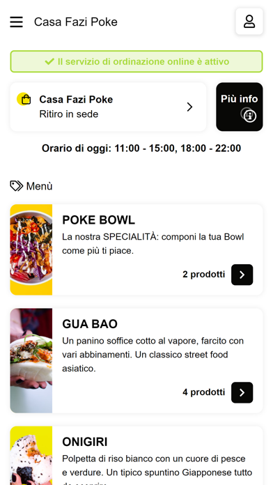 Casa Fazi Poke Screenshot