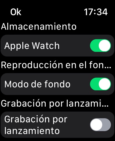 Apple Watch screenshot