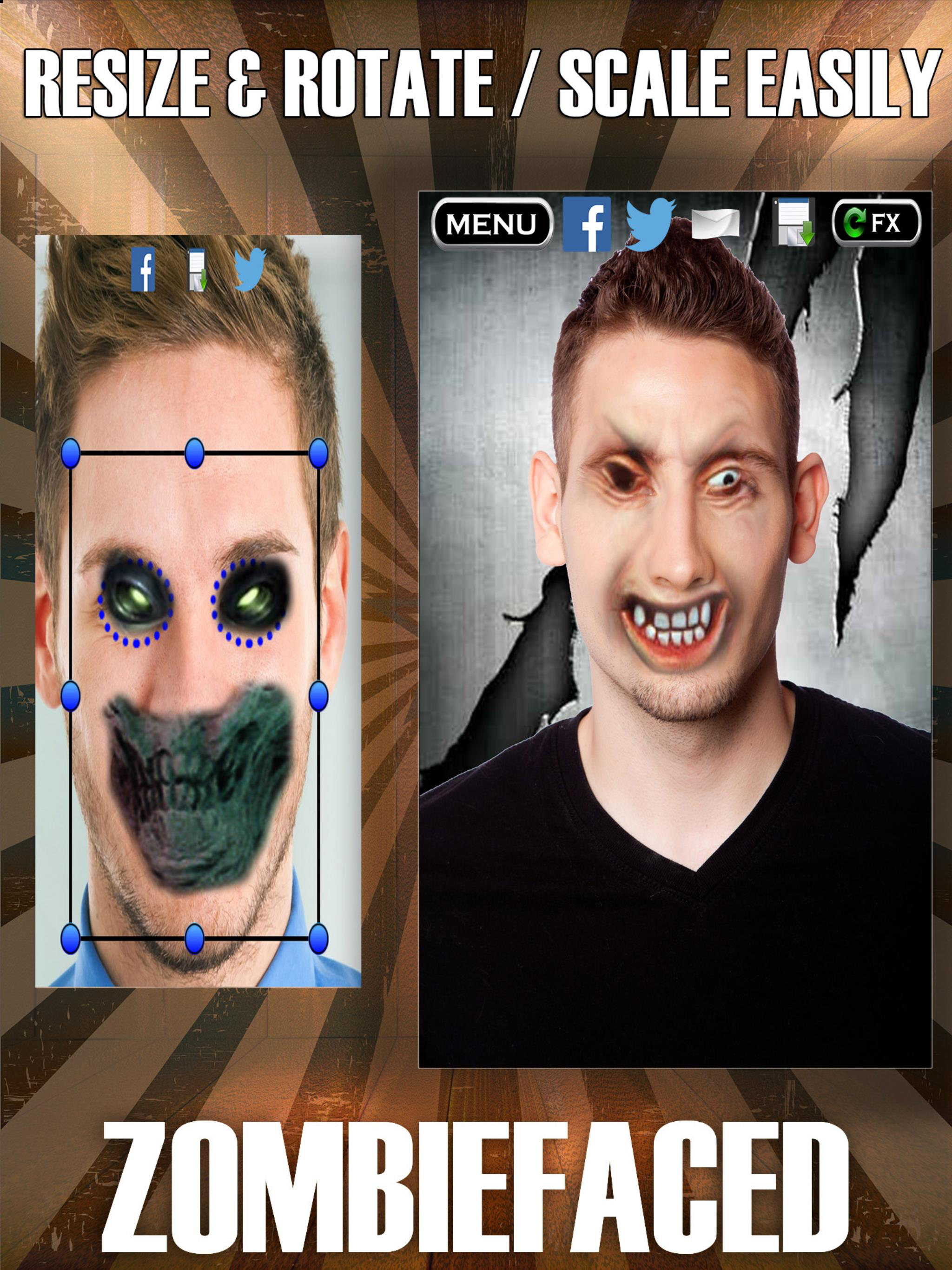 ZombieFaced Horror Face Filter