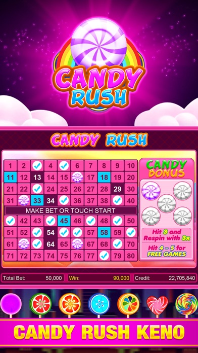 Keno - Cleopatra Keno Games Screenshot