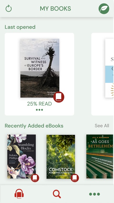 Screenshot 1 of Leaf e-Reader App