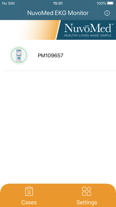 NuvoMed EKG Screenshot