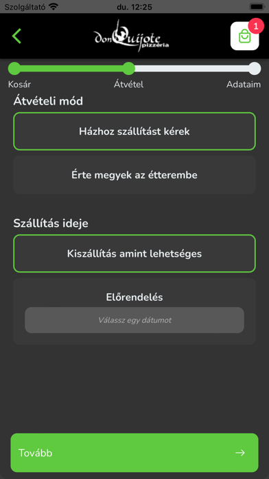 Don Quijote Pizzéria Szolnok Screenshot