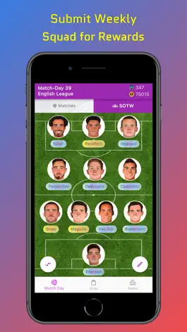 Game screenshot FootKing- Football Fantasy apk