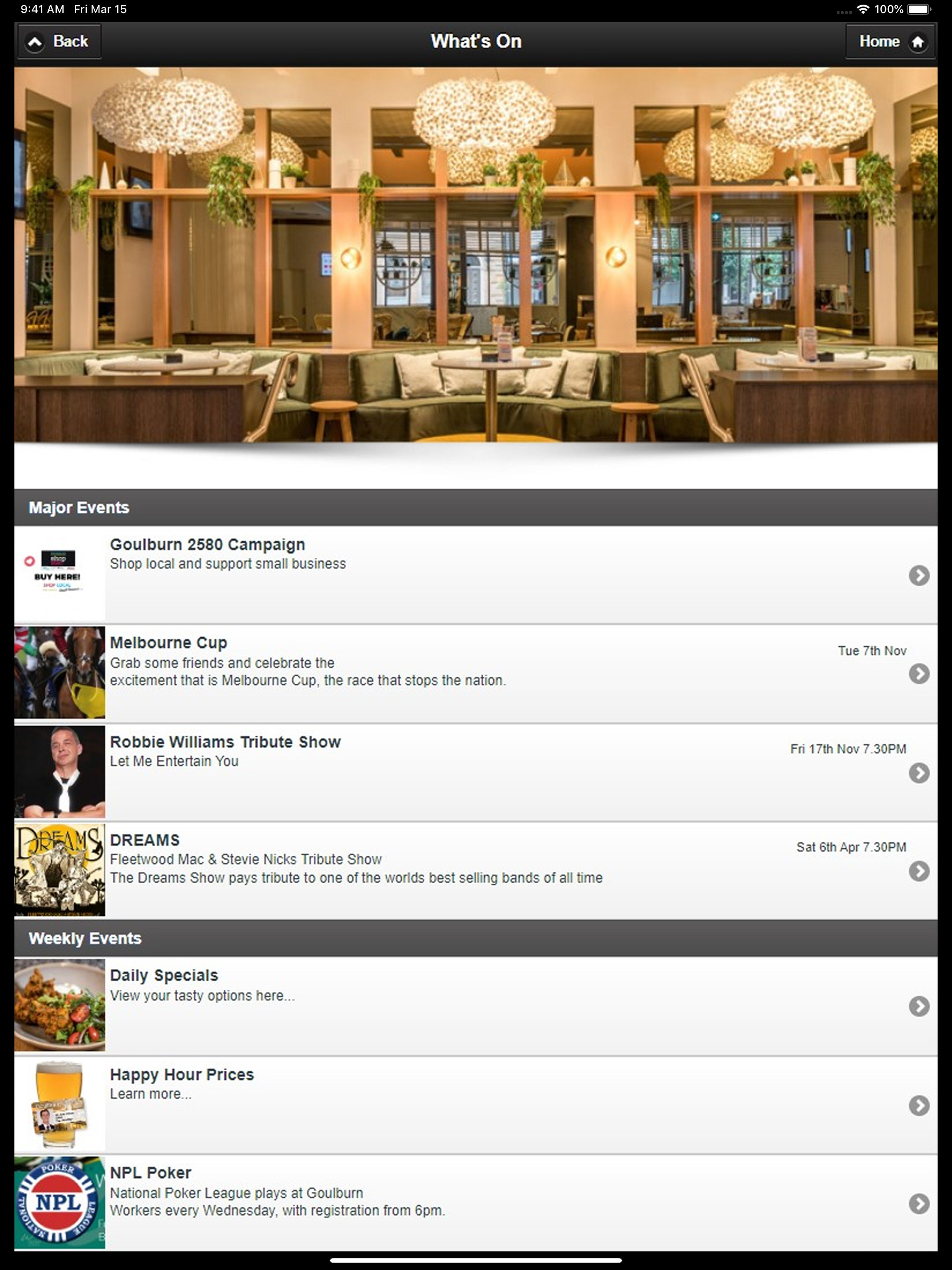 Goulburn Workers' Club screenshot 8