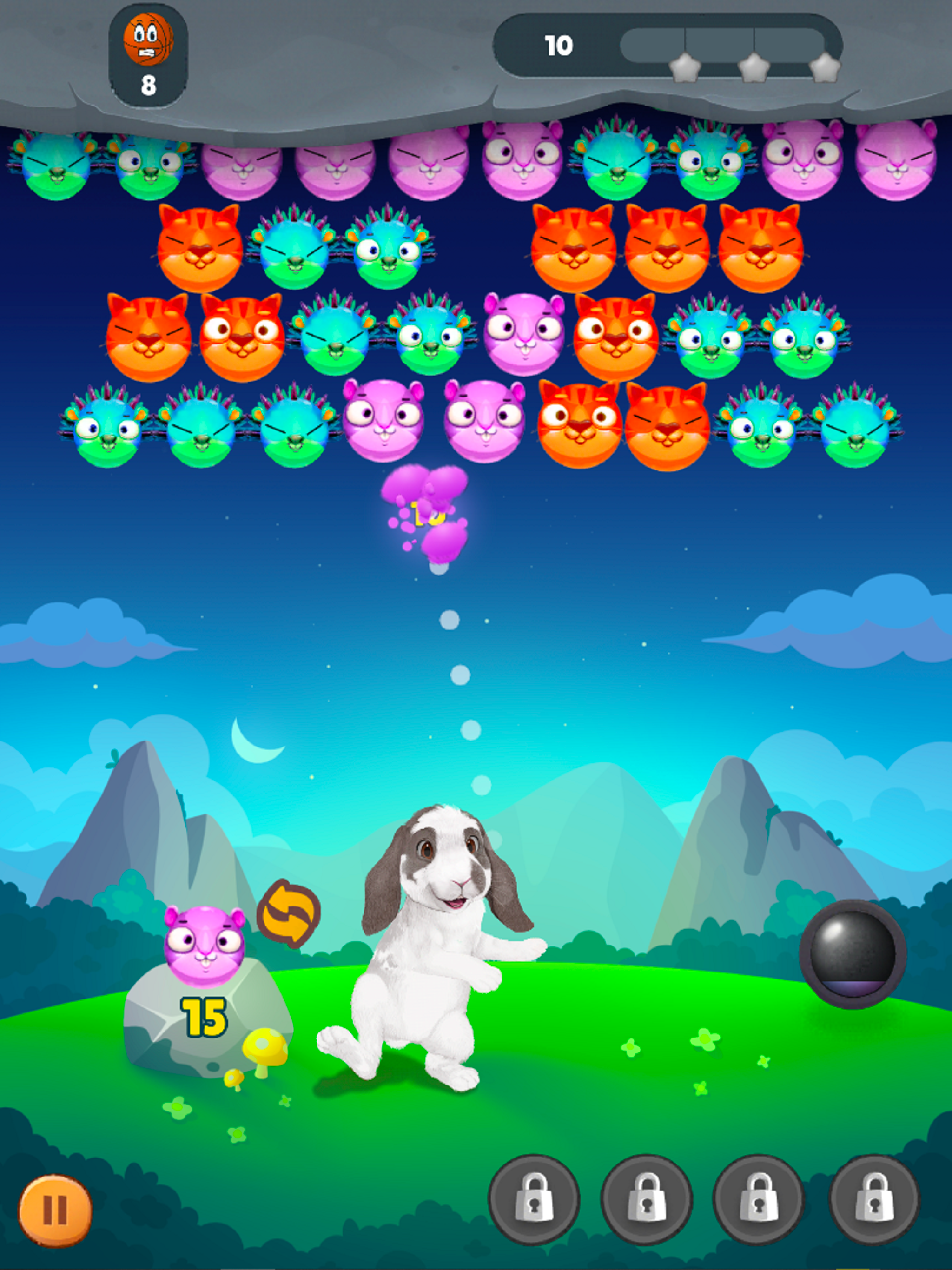 Bubble Shooter- Bini the Bunny screenshot 8