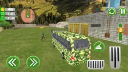army transport bus drive game iphone screenshot 2