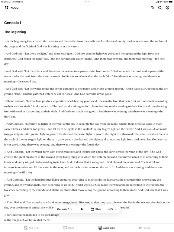 New Direction Community Church iPad screenshot 3 - Education app