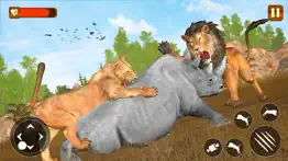 lion simulator - wild animals iphone screenshot 4