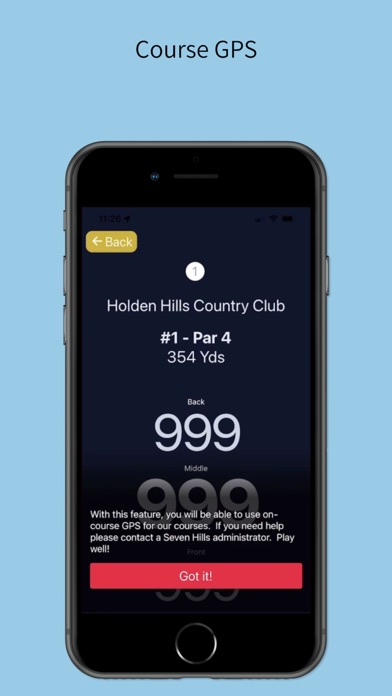 Seven Hills Golf Screenshot