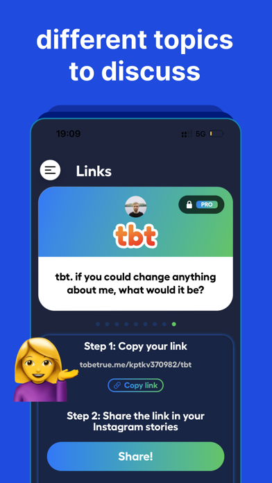 tbt: get anonymous questions Screenshot