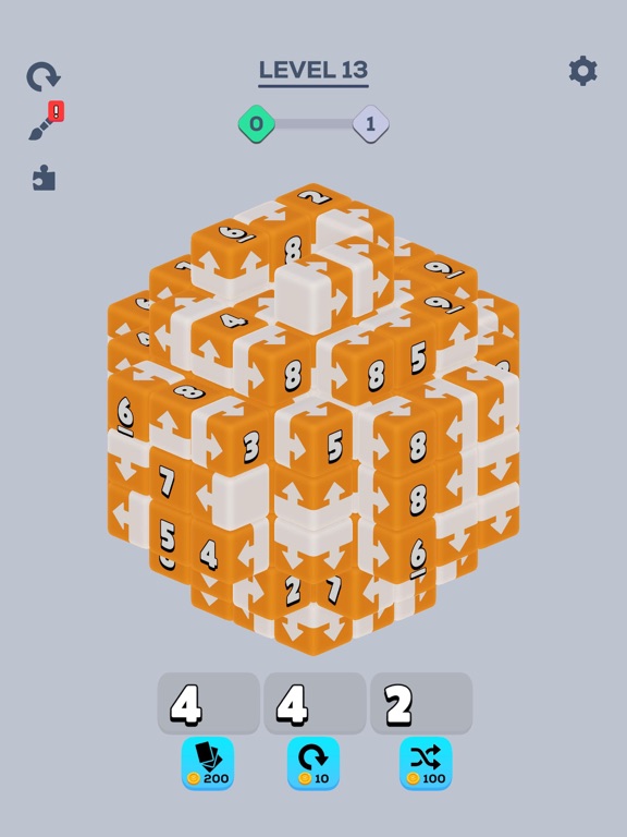 Make 10 Cubes iPad screenshot