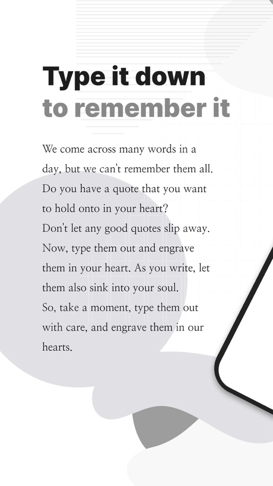 #1. Typing - Type and remember (iOS) 由: Dongwon Ahn