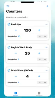 clear counter widget iphone screenshot 1