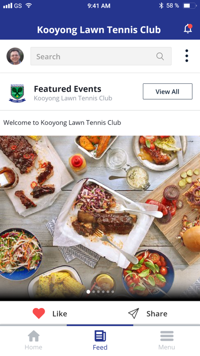 Kooyong Lawn Tennis Club Screenshot