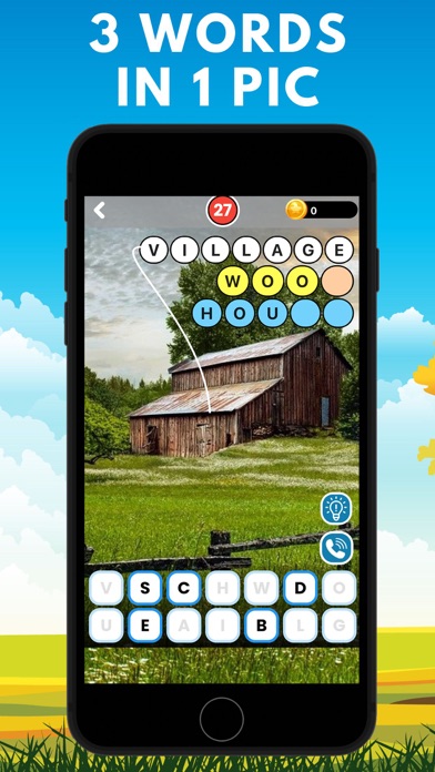 3 Words 1 Pic - Puzzle Games Screenshot 1 - AppWisp.com 3 Words 1 Pic - Puzzle Games Screenshot 1 - AppWisp.com