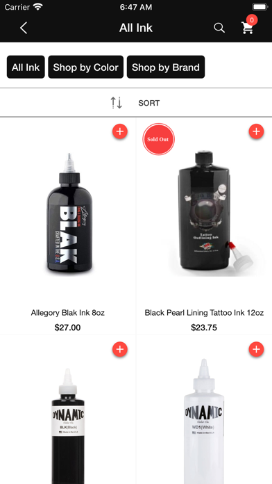 Wolf Tattoo Supply Screenshot