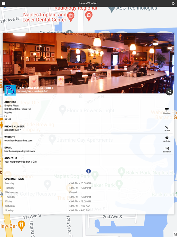Screenshot #5 pour Bambusa Bar & Grill