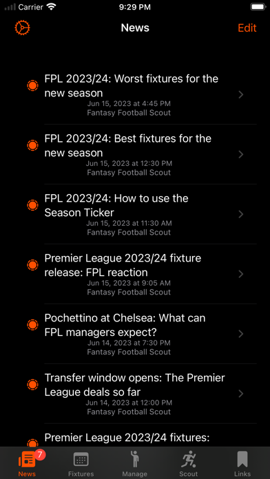 FPL Fantasy Football Manager Screenshot