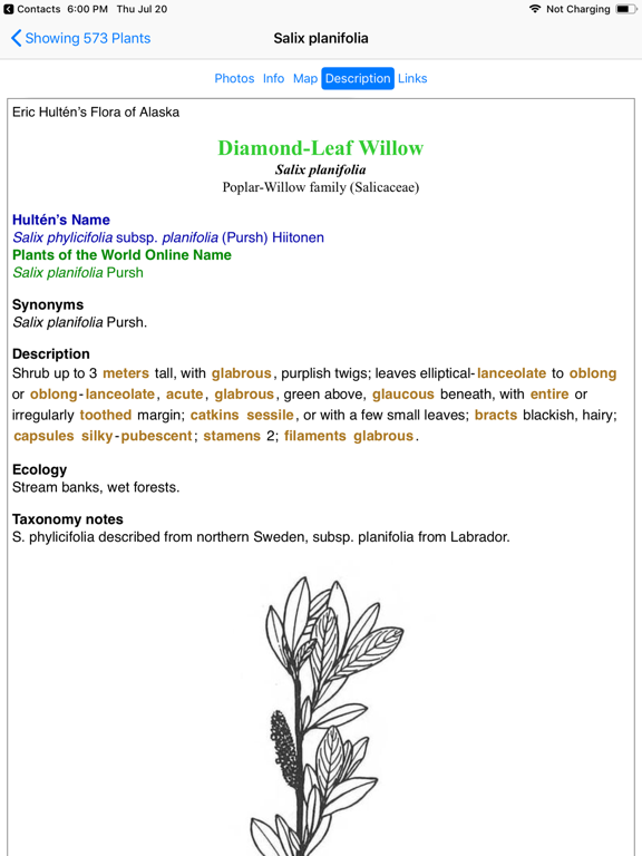 Nunavut Wildflowers iPad screenshot