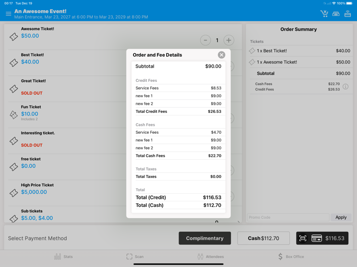 TuneGO Event Manager