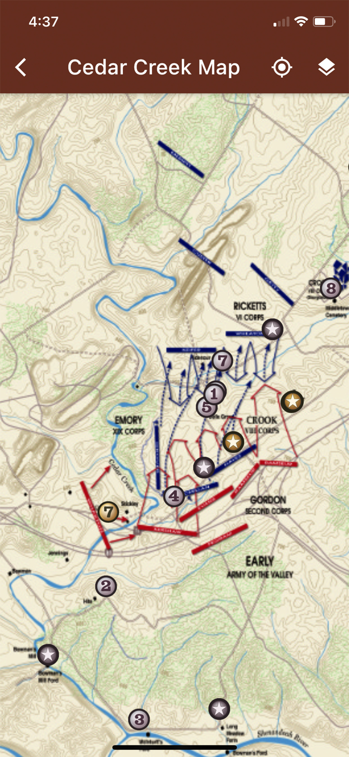 Cedar Creek Battle App