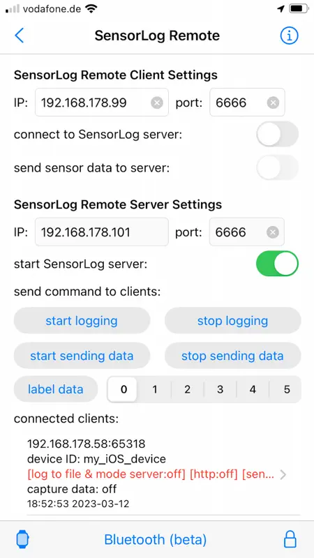 SensorLog screenshot 9 of 10