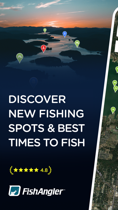 Screenshot #1 pour FishAngler - Fishing App