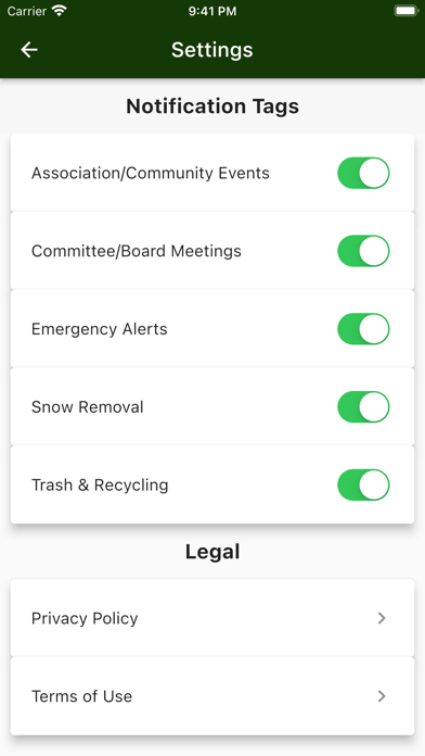 Beacon Hill HOA Screenshot