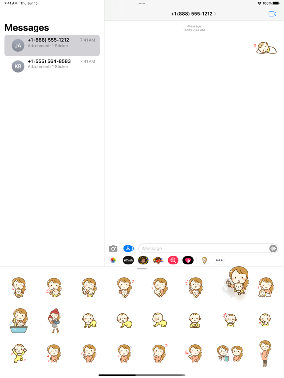 Screenshot #4 pour Mère et le bébé mignon