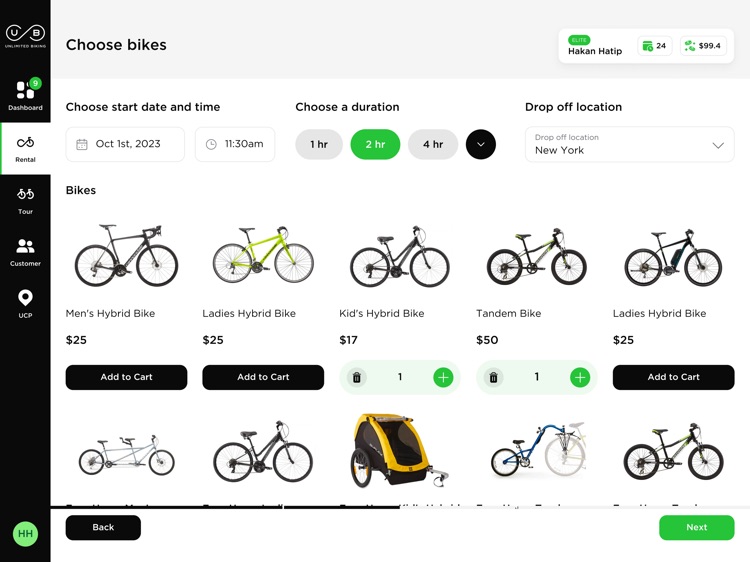 Unlimited Biking POS