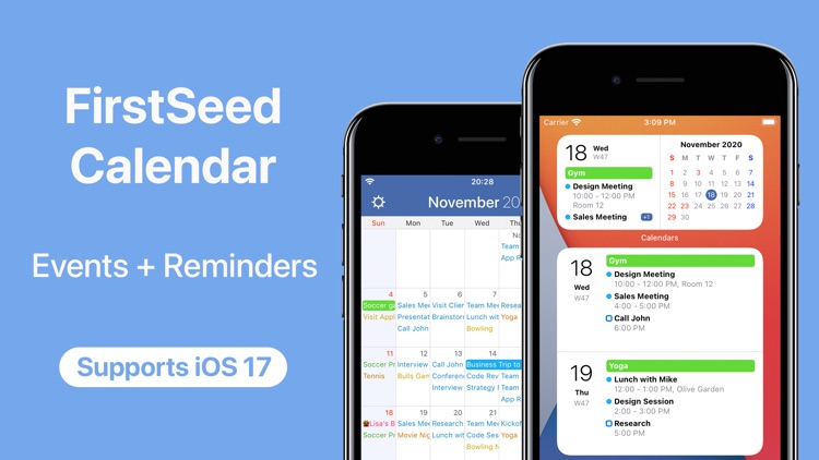 FirstSeed Calendar