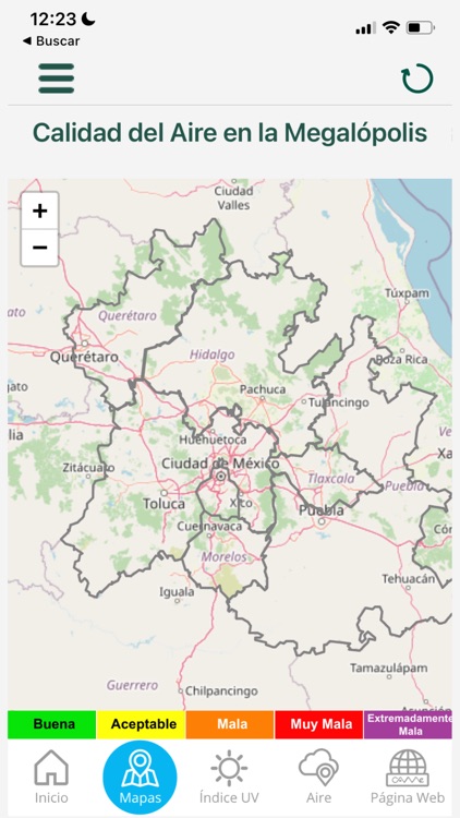 Calidad del Aire Megalópolis