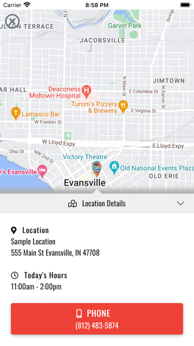 Paradise Pizza Truck Screenshot