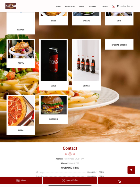 Screenshot #6 pour Planet Pizza -Food Delivery