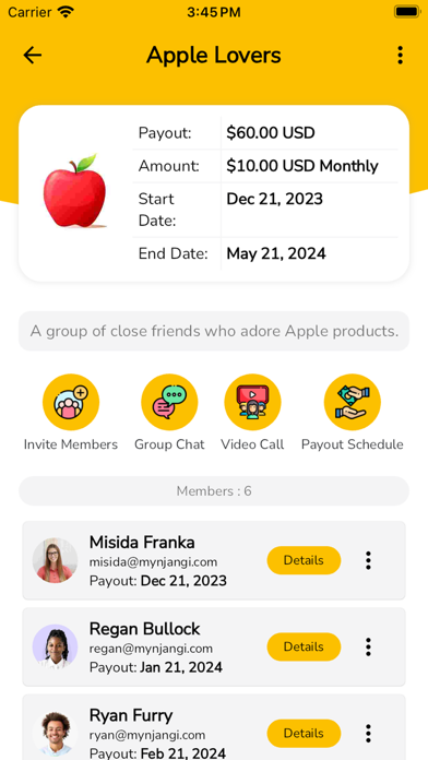 Screenshot 2 of Njangi App