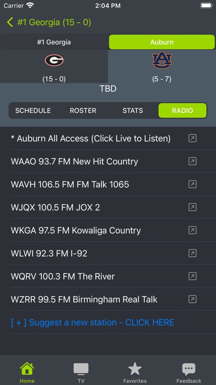 College Football: RapidRoster
