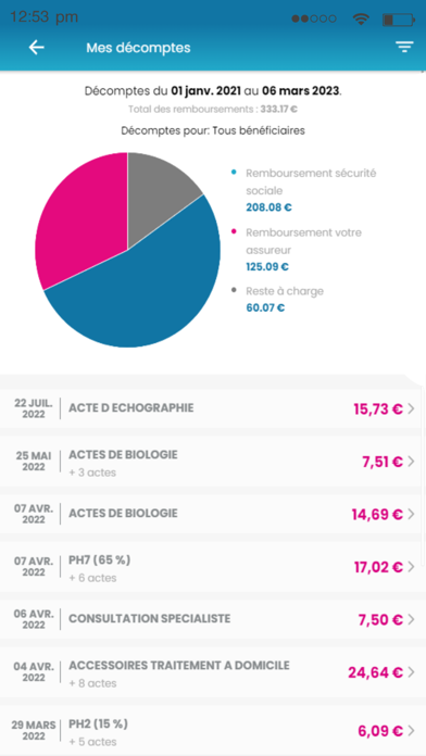 Mutuelle de la Corse Screenshot