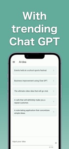 AI-dea: AI Idea Concretization screenshot #3 for iPhone