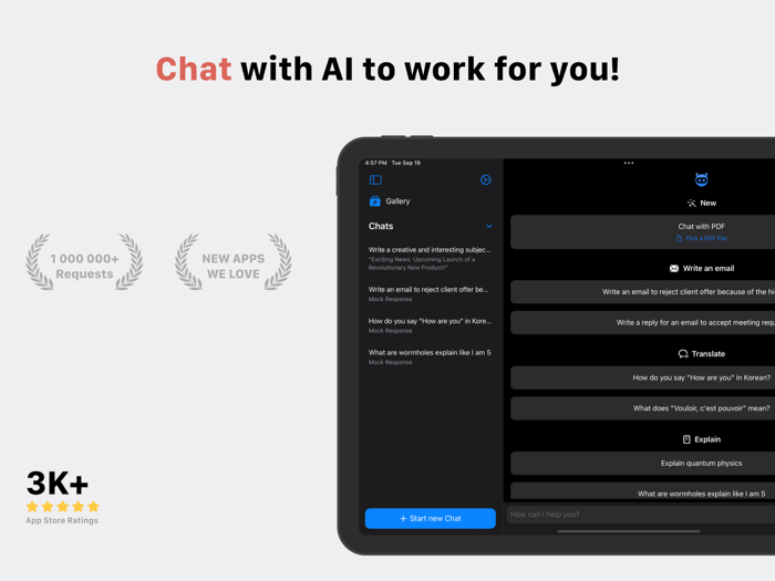 Chat AI • Chatbot and Assistant