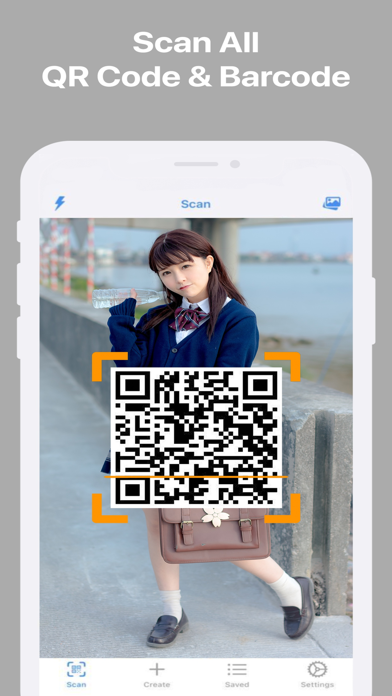 QR and Barcode Scanner. Screenshot