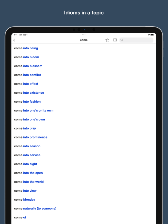 Common English Idioms iPad screenshot