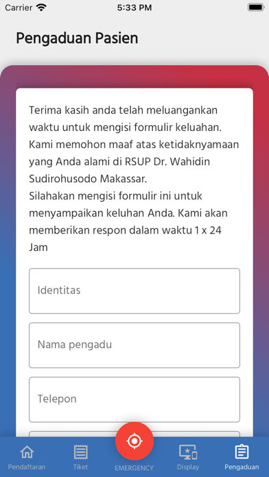 Antrian Online RSWS Screenshot