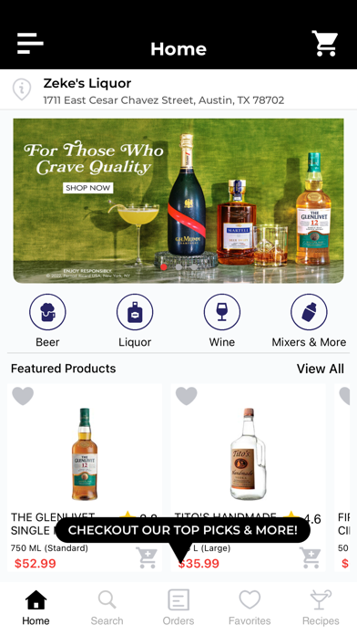 Zeke’s Liquor Screenshot