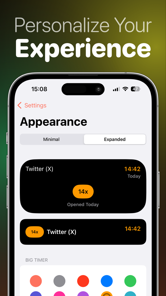 Screen Time Control Real-Time